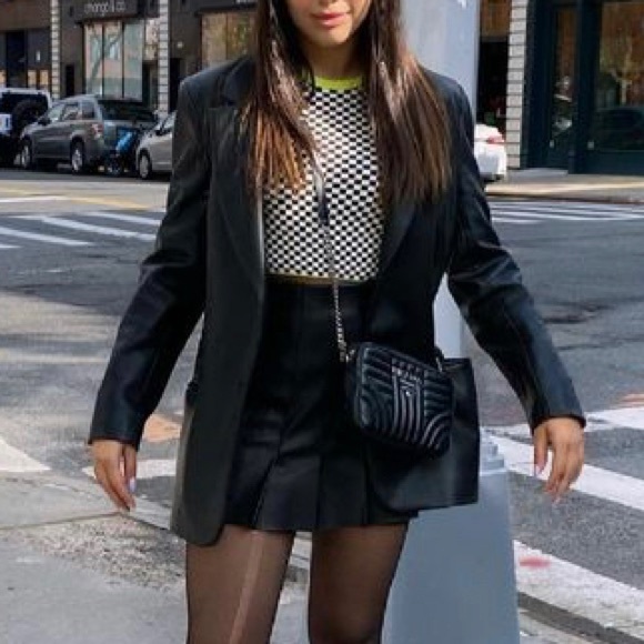 Zara Tops - ZARA CHECKER CROP VEST